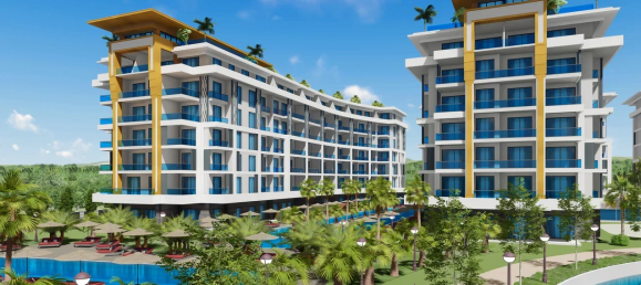 Квартира 1+1 в Авсаллар, Турция № 32597 4