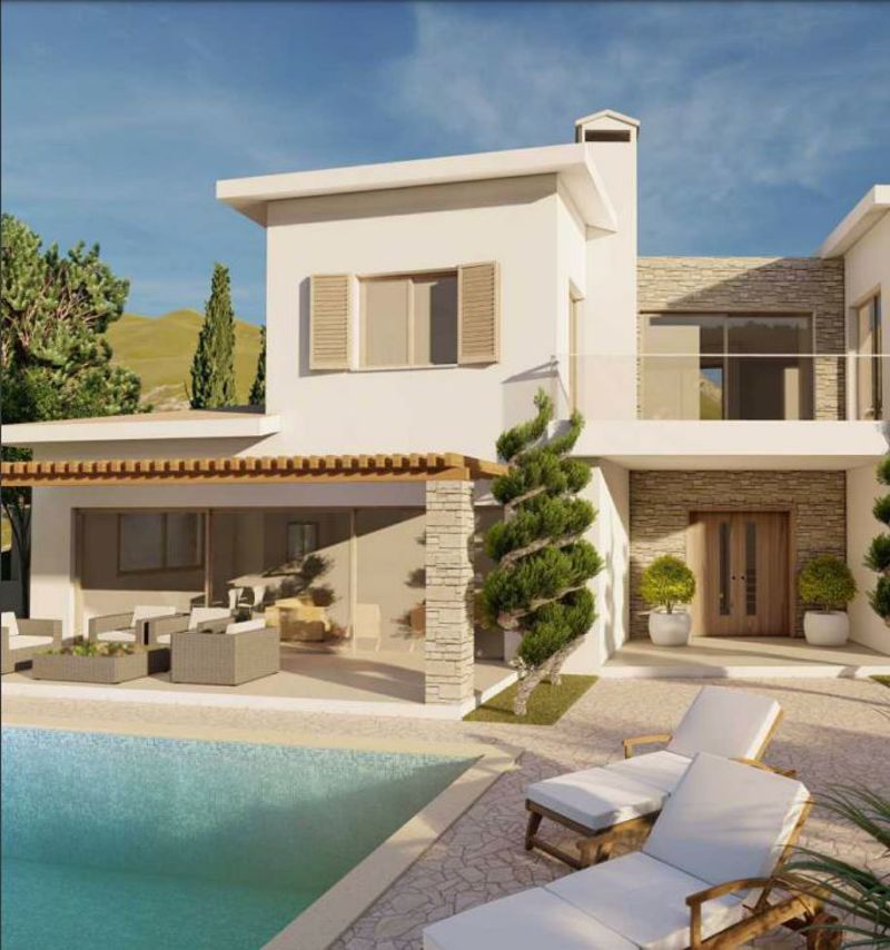 Villa T4 em Tala, Cyprus N.º 9542