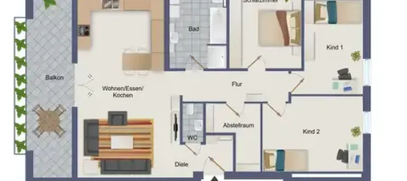 3 غرف نوم شقة في Hesse, Germany رقم 339285 7