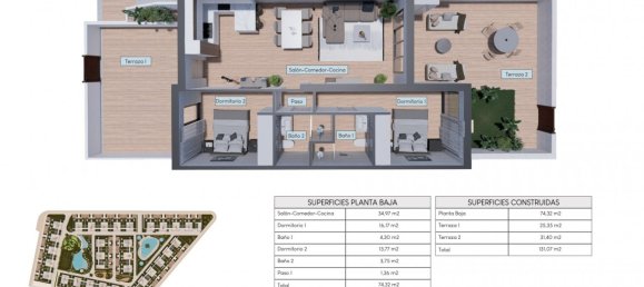 2 bedrooms Bungalow for sale in Los Balcones, Alicante, Valencian Community, Spain № 365123 24