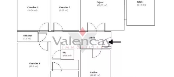 3 Schlafzimmer Wohnung in Mulhouse, France, Nr. 39524 4
