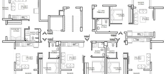 شقة 1+1 في Gazipasa, Turkey رقم 31333 13