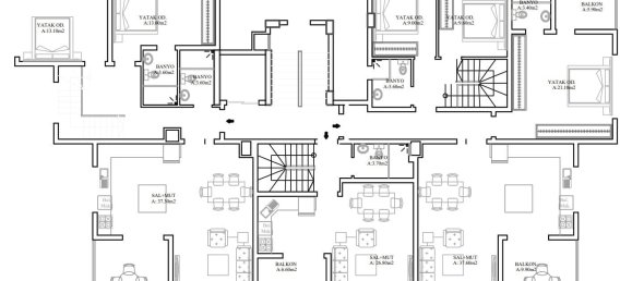 شقة 1+1 في Gazipasa, Turkey رقم 31333 15