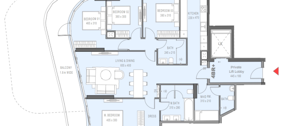 Apartamento de 4 dormitorios en Al Reem Island, UAE No. 96109 2