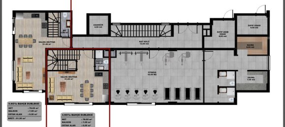 2 rooms Apartment in Oba, Turkey No. 9957 27