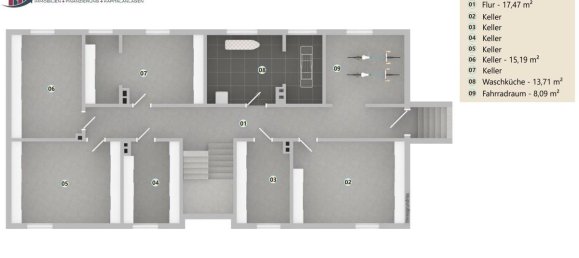 1 غرف نوم شقة في Osnabruck, Germany رقم 330769 9