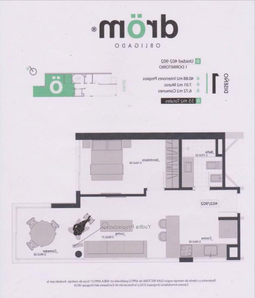 Studio in Montevideo, Uruguay No. 8283