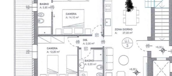 3 rooms Apartment in Silea, Italy No. 28808 2