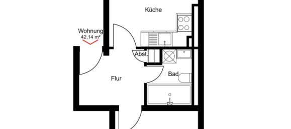 Apartamento T1 em Dusseldorf, Germany N.º 38622 6