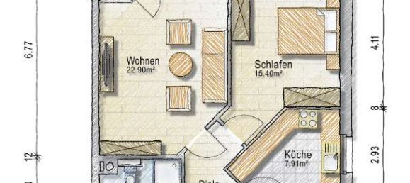 Apartamento T1 em Lower Saxony, Germany N.º 248093 12