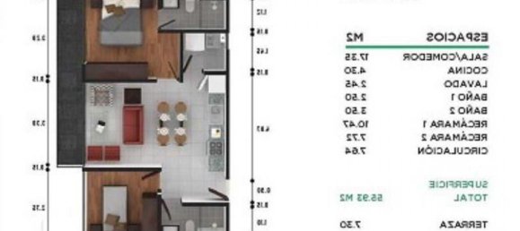 Apartamento T2 em Mexicali, Mexico N.º 167384 2