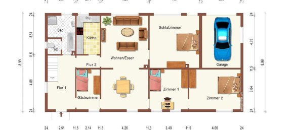 Бунгало с 4 комнатами в Рейн-Зиг, Германия № 209581 3
