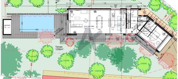  قطعة أرض في Saint-Cyr-au-Mont-d'Or, France 1258متر مربع رقم 101688 3