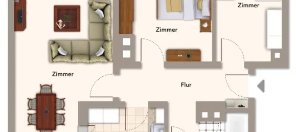 3-salle Appartement à Karlsruhe, Germany No. 89924 17