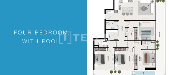 3 غرف نوم شقة في دبي, UAE رقم 111233 25