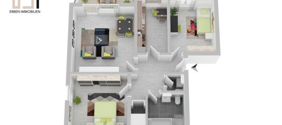 Квартира с 2 спальнями в Леверкузен, Германия № 63370 11