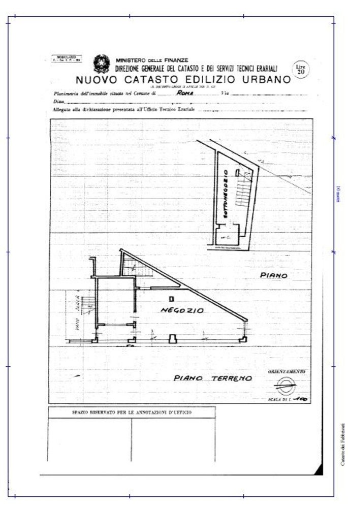 Gewerbliche Immobilie in Rome, Italy 70m², Nr. 100427