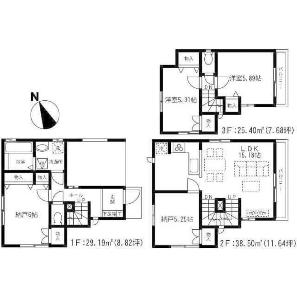 2 bedrooms House in Chiba, Japan No. 4074