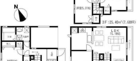 2 bedrooms House in Chiba, Japan No. 4074 2