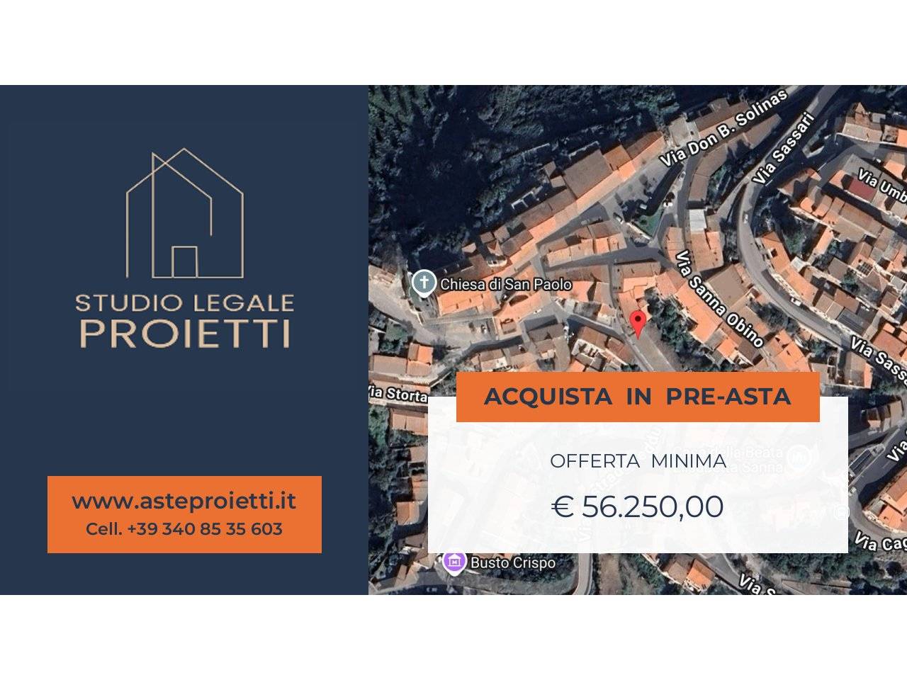 1 bedroom Apartment in Codrongianos, Italy No. 297716