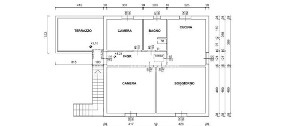 3 rooms House in Modena, Italy No. 74599 14