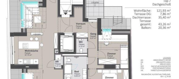 3 rooms Penthouse in Meidling, Austria No. 219084 49