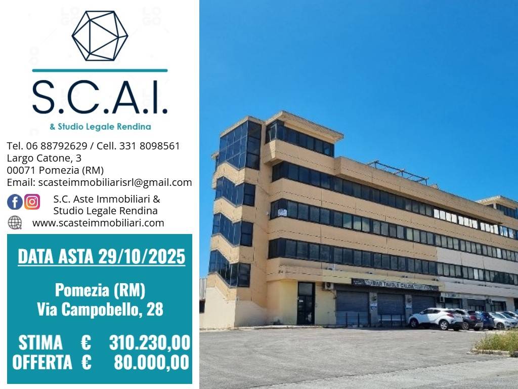 5 rooms Office in Pomezia, Italy No. 395823