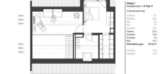 3 rooms Penthouse in Vienna, Austria No. 253433 23