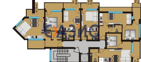 1 bedroom Apartment in Primorsko, Bulgaria No. 317 46