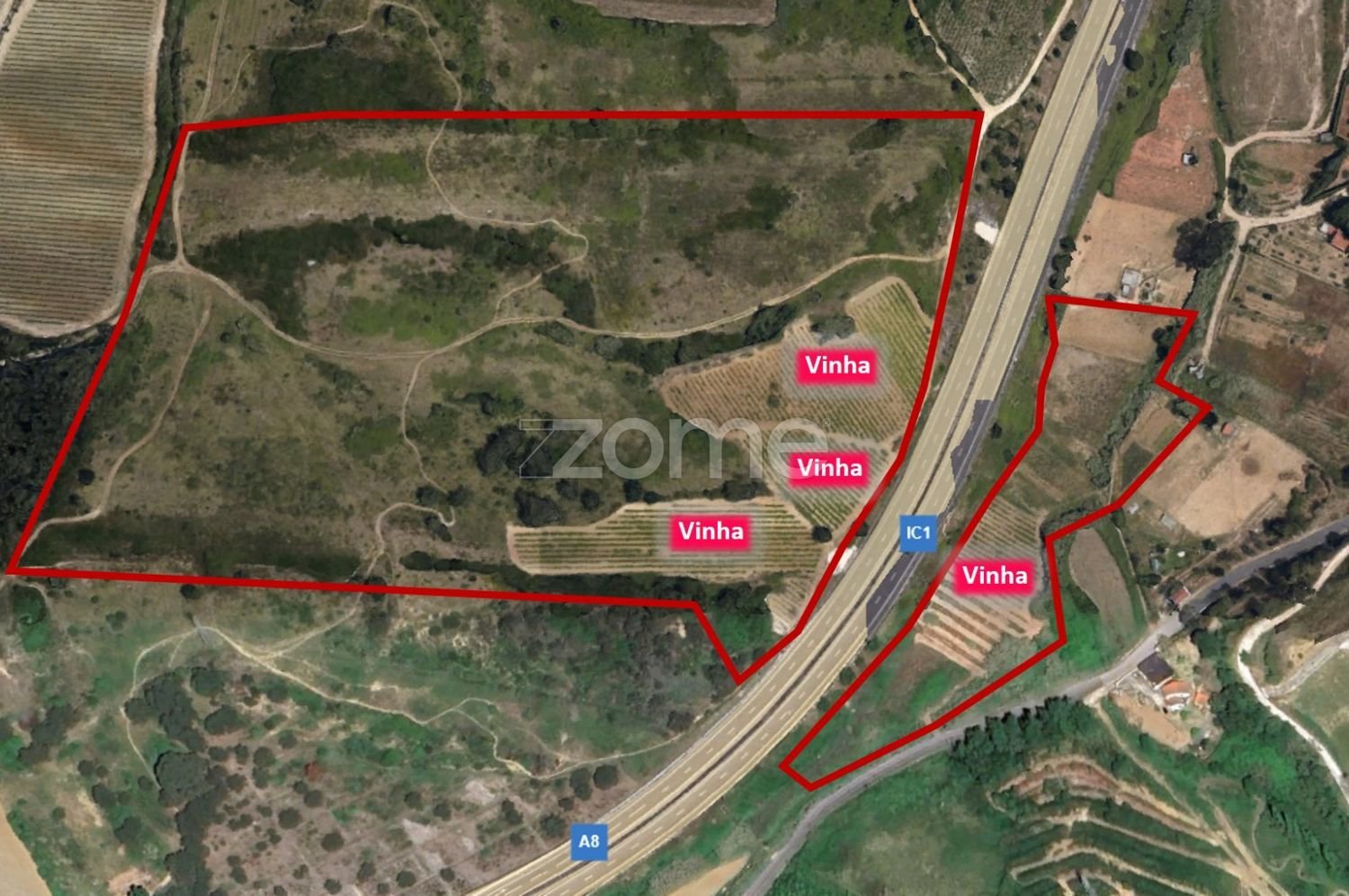 Grundstück in Torres Vedras, Portugal 850000m², Nr. 81360