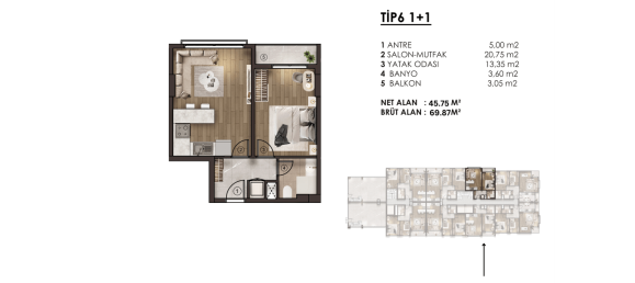 3 rooms Apartment in Beylikduezue, Turkey No. 27484 16