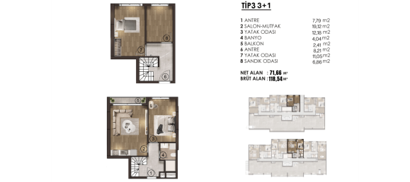 3 rooms Apartment in Beylikduezue, Turkey No. 27484 19