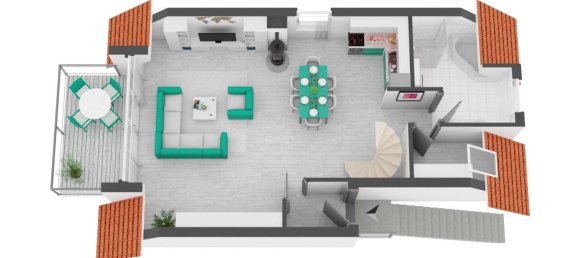 2 Schlafzimmer Doppelhaus in Münster, Germany, Nr. 318193 10