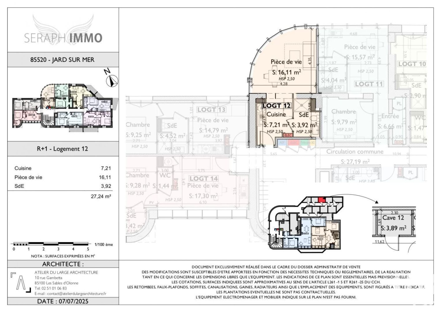 Studio in Vendee, France No. 289661