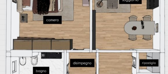 Apartamento de 2 divisões em Milan, Italy N.º 248754 24