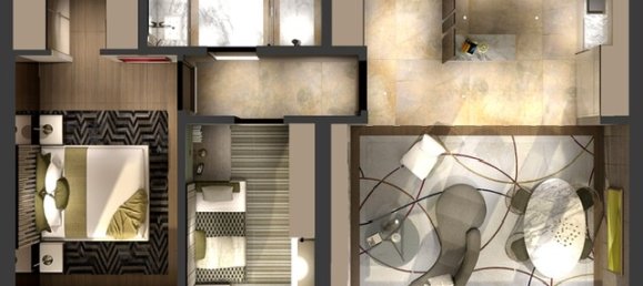 Apartamento 2+1 em Istanbul, Turkey N.º 336 3