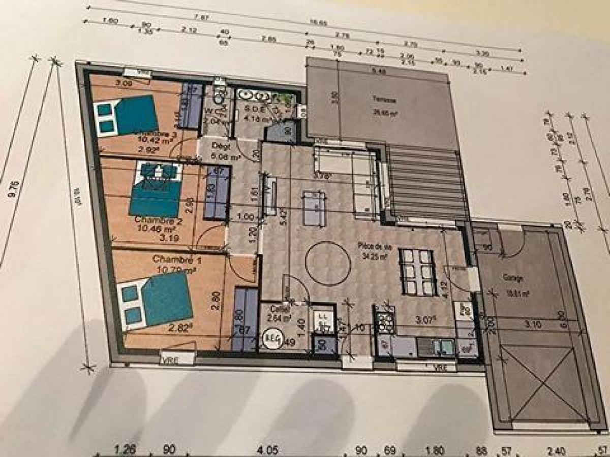 Дом с 3 спальнями в Шервё, Франция № 31939