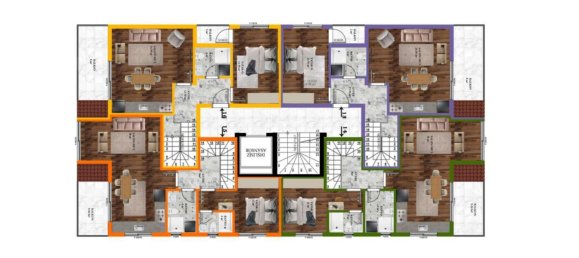 Penthouse 2+1 in Gazipasa, Turkey, Nr. 22812 8