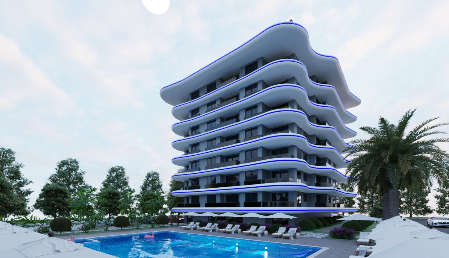 Apartment 1+1 in Alanya, Turkey No. 19990