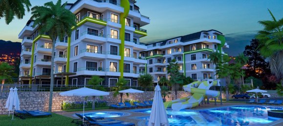 Квартира 1+1 в Оба, Турция № 14124 9