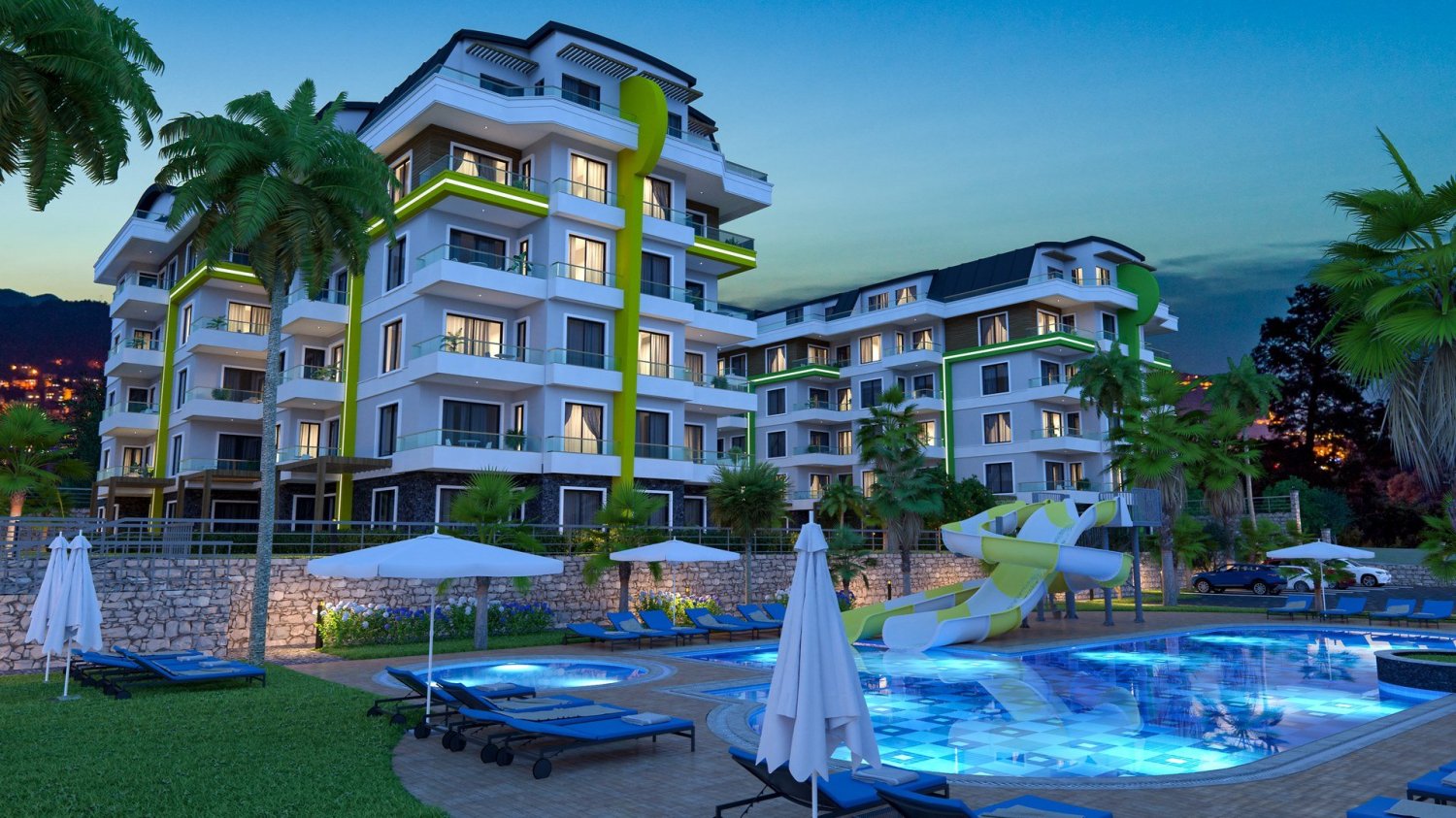 Apartamento de 1+1 en Oba, Turkey No. 14124