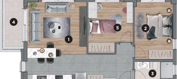 Apartment 2+1 in Aksu, Turkey No. 32930 17