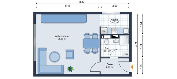 1 غرف نوم شقة في Starnberg, Germany رقم 137456 9