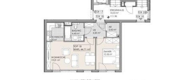 2 rooms Apartment in Ottakring, Austria No. 179627 10