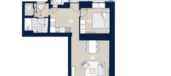 2 rooms Apartment in Margareten, Austria No. 183396 14