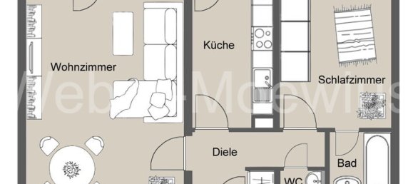 Apartamento T1 em Bonn, Germany N.º 8692 2