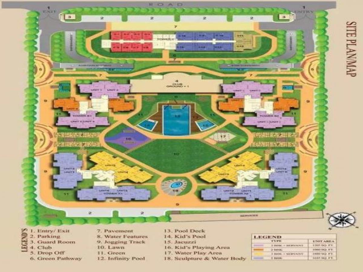 2 bedrooms House in Noida, India No. 67489