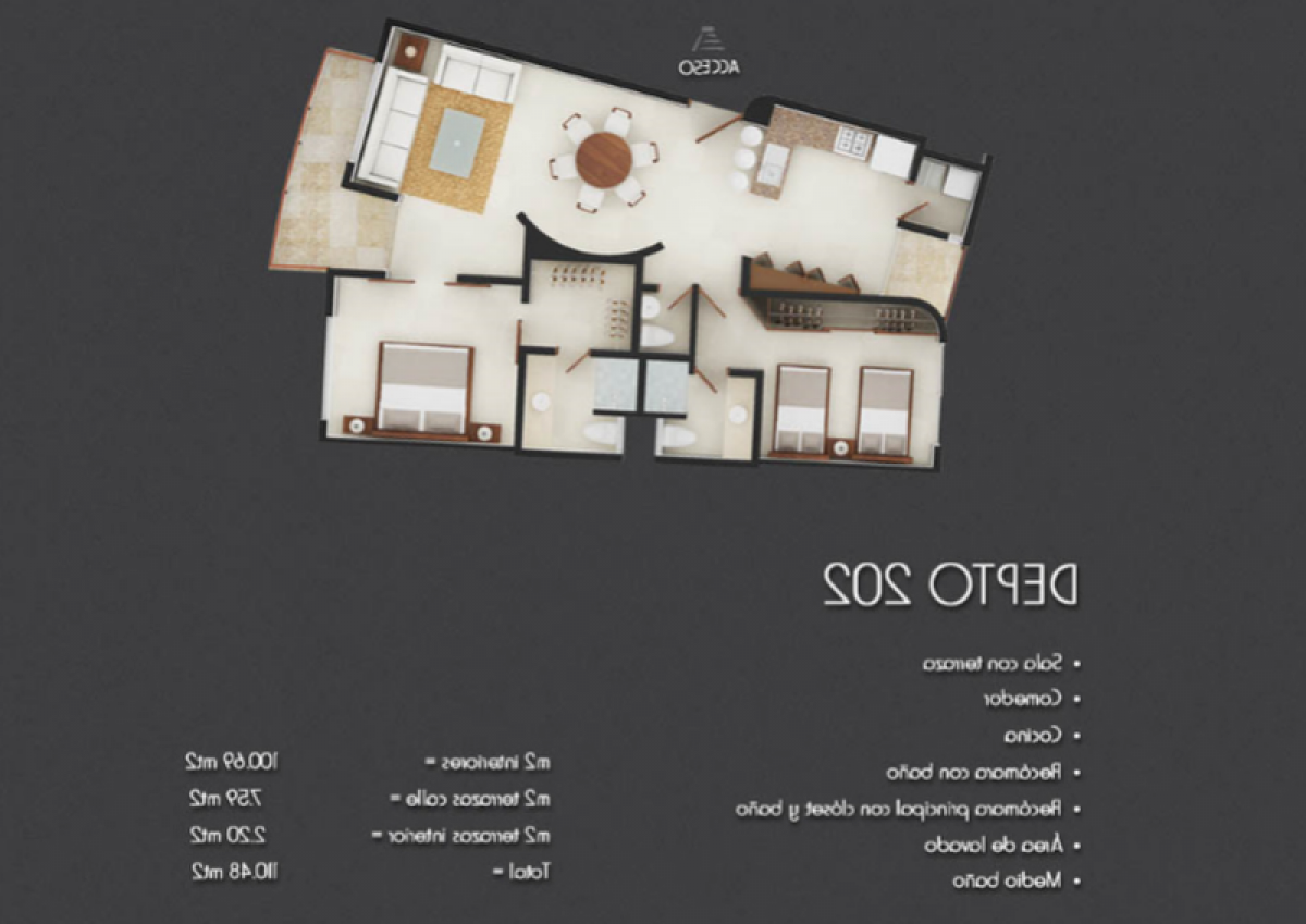 2 Schlafzimmer Wohnung in Quintana Roo, Mexico, Nr. 149803