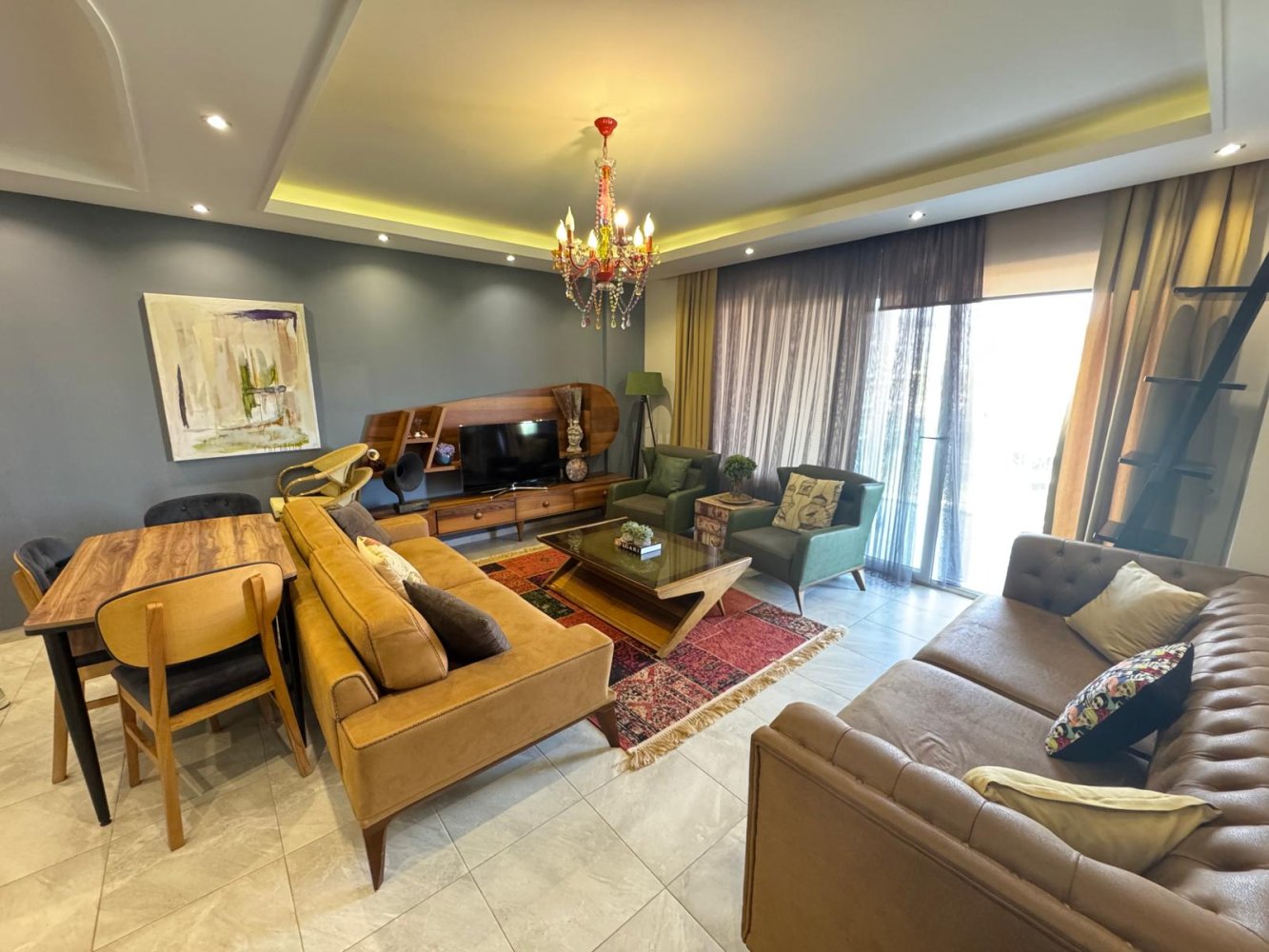 Квартира 1+1 в Кестель, Турция № 50465