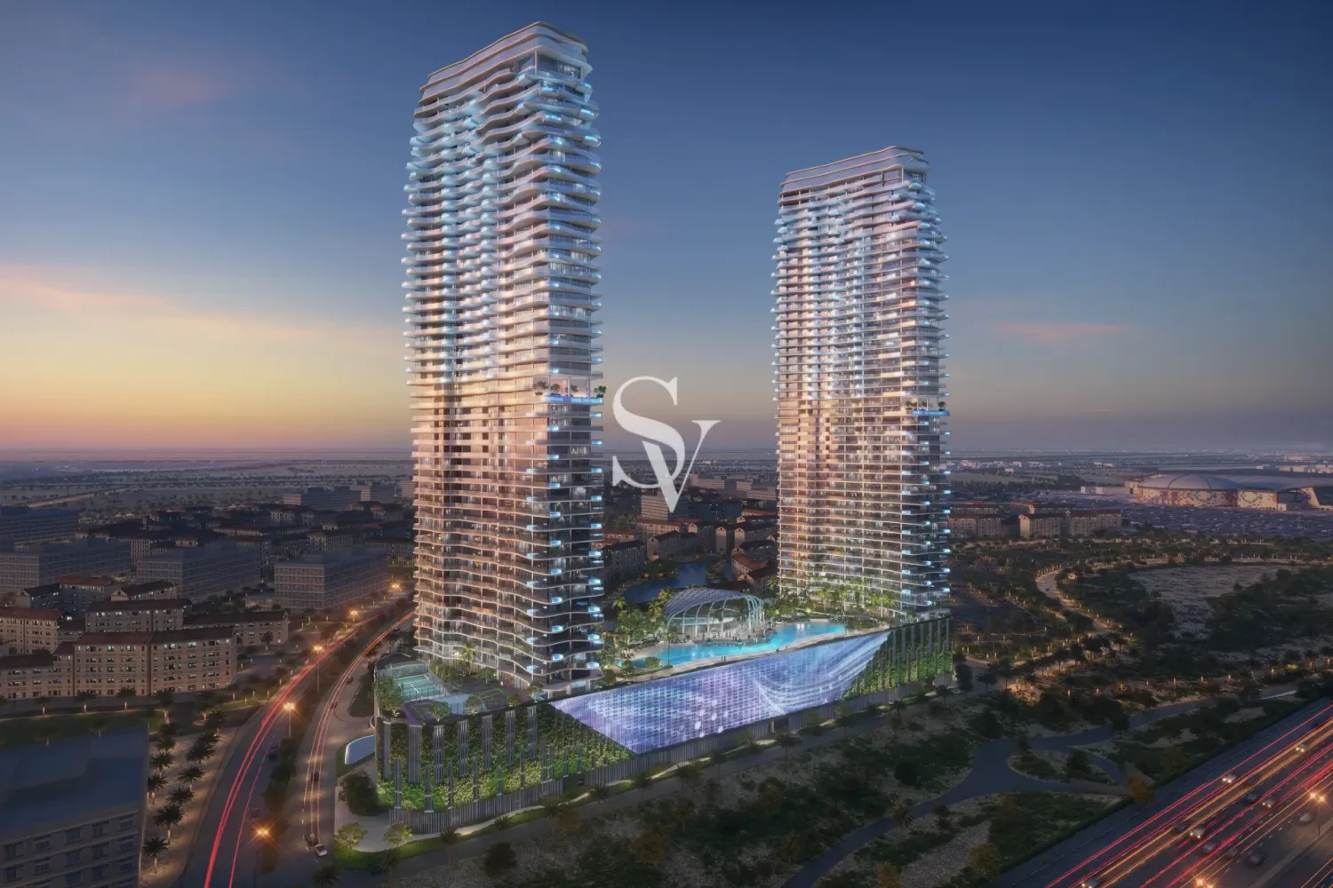 Квартира с 1 спальней в City of Arabia, ОАЭ № 107569